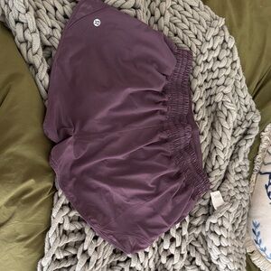 Lululemon Dark Purple Running Shorts